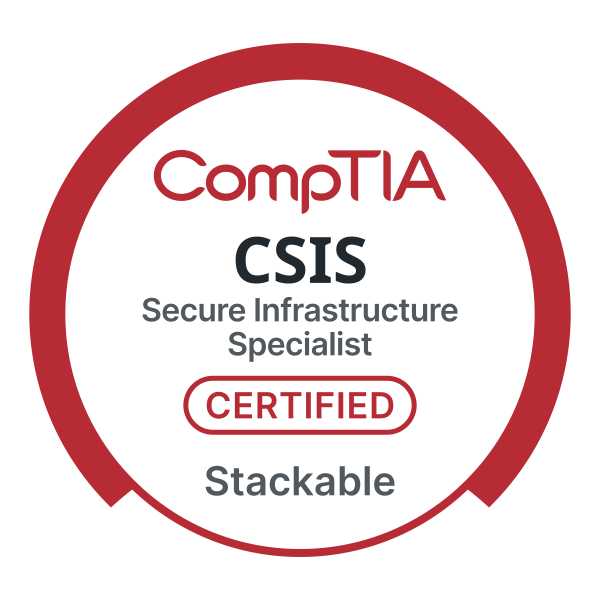 CompTIA Secure Infrastructure Specialist (CSIS) Certified
